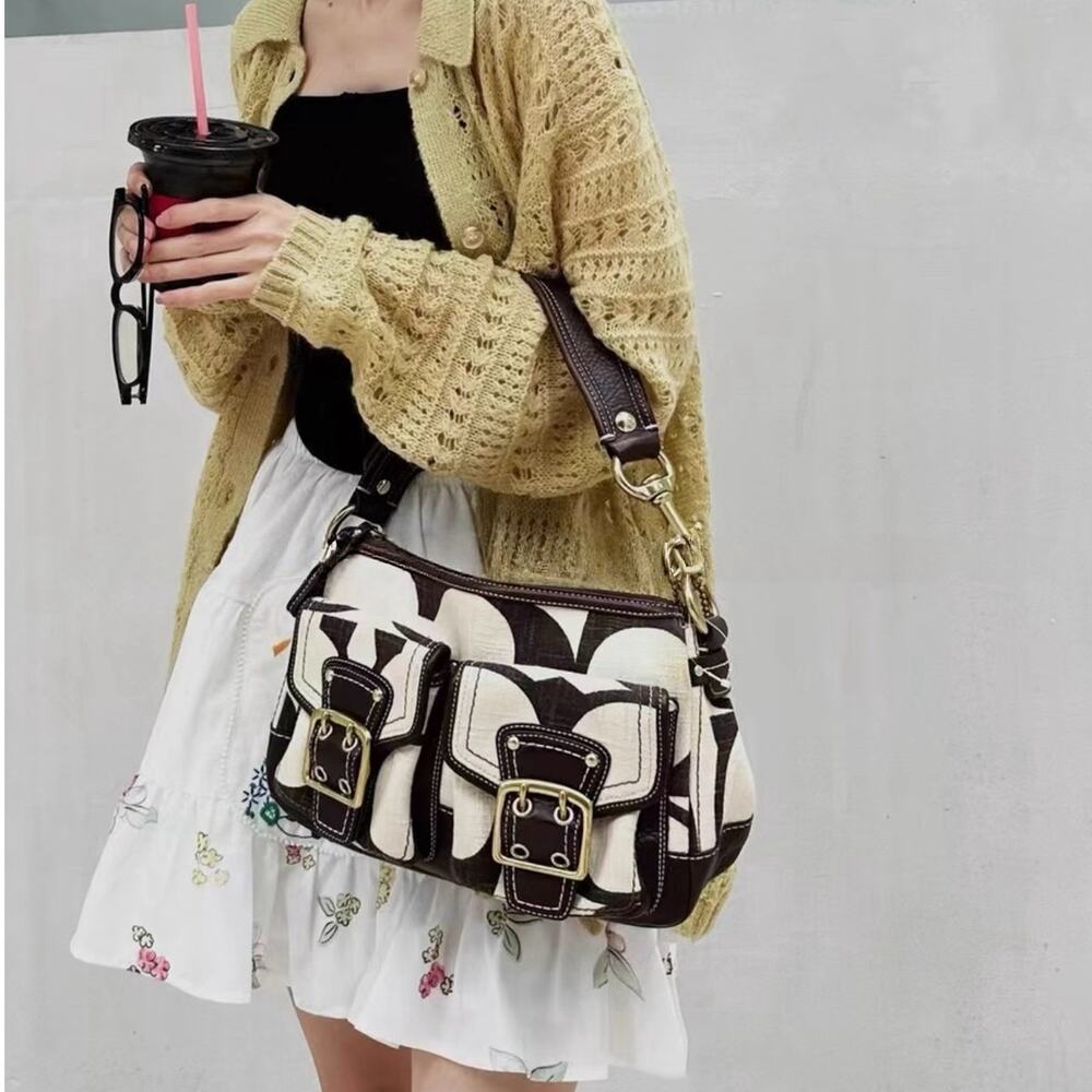 Rare Coach Vintage Signature Legacy Shoulder Bag 10823 - Gem